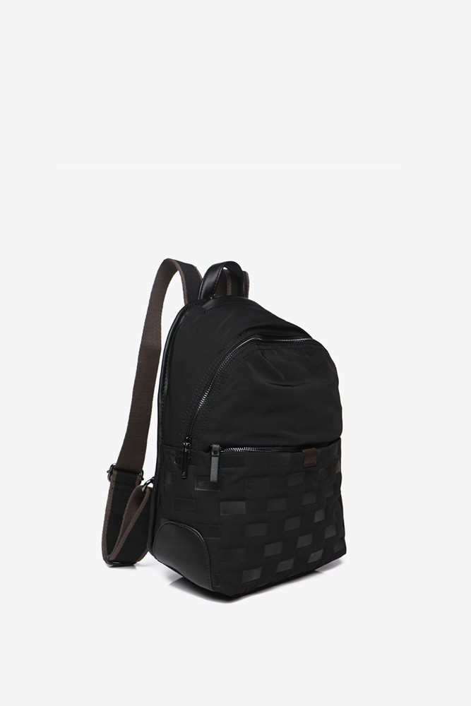 Women's i-Pad backpack in black padded nylon