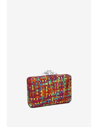 Clutch cuadrado multicolor