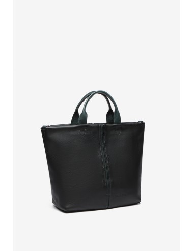 Bolso shopper grande de mujer en piel negra