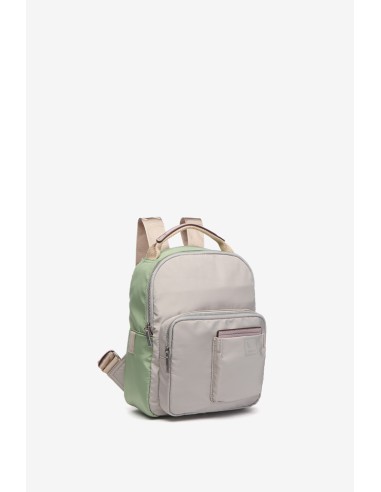 Grey backpack in recycled materials