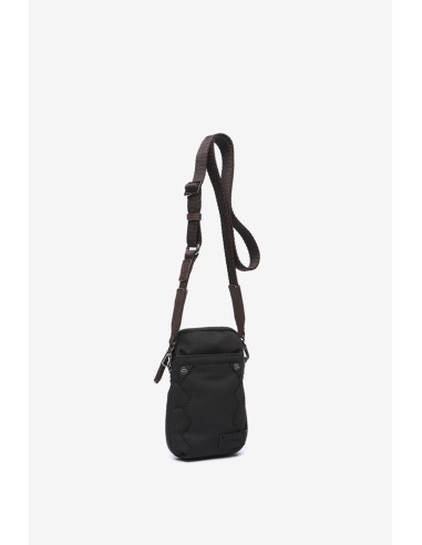 Bolso para el móvil en materiales reciclados negro