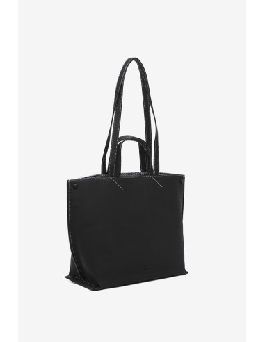 Bolso shopper en materiales reciclados negro